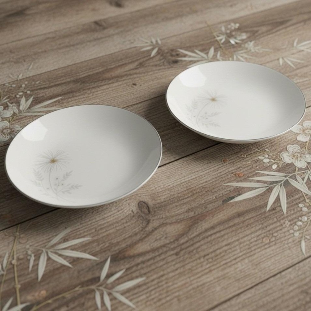 Empress China Bamboo Garden Berry Bowls #1552, Set of 2, Seyei Japan Bone China